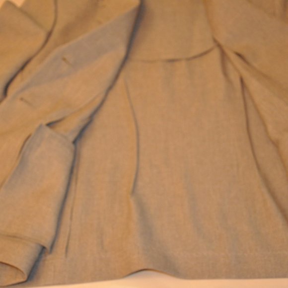 Alfred Dunner Womens Petite Flowerd Gray Jacket - Picture 8 of 12